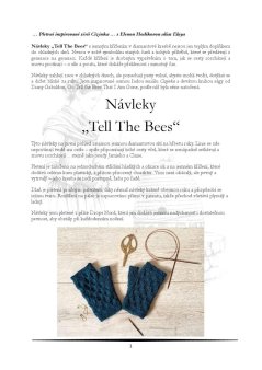 Tištěný návod "Tell The Bees"